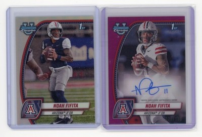 Noah Fifita 2024 Bowman U Chrome 2 card Lot - See Description