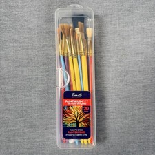 Pennelli Quality Art Materials: Paintbrush Set and Palette Knife 20 Pieces