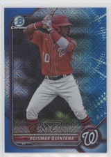 2022 Bowman Chrome Prospects Mega Box Blue Mojo Refractor Roismar Quintana 1u6