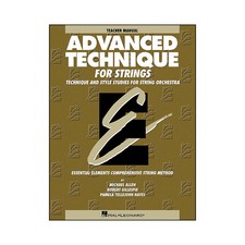 Hal Leonard Advanced Technique Teacher's Manual Strings