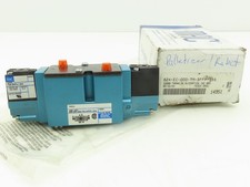 Mac 82A-EC-000-TM Pneumatic Solenoid Valve 4/3 Double Acting 150PSI 24VDC Coil