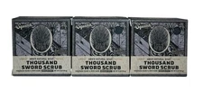 DR. SQUATCH Men's All Natural Bar Soap Thousand Sword Scrub Game Of Thrones x3