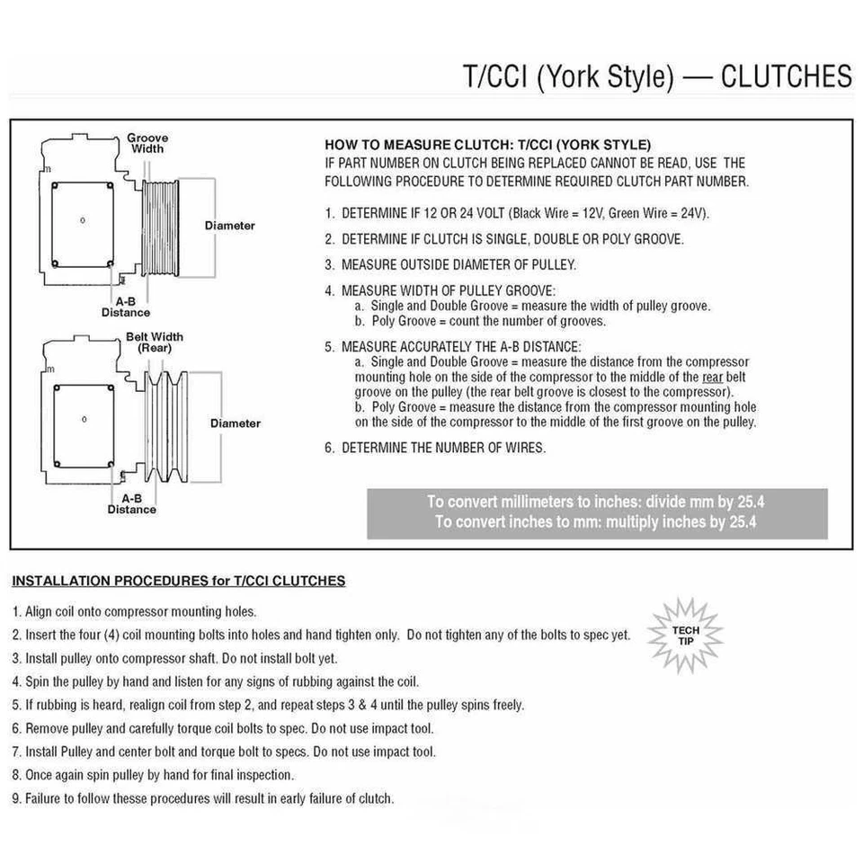 Embrague compresor aire acondicionado para Mercury Cougar 1978-1979 PIEZAS GLOBALES Foto 2 de 2