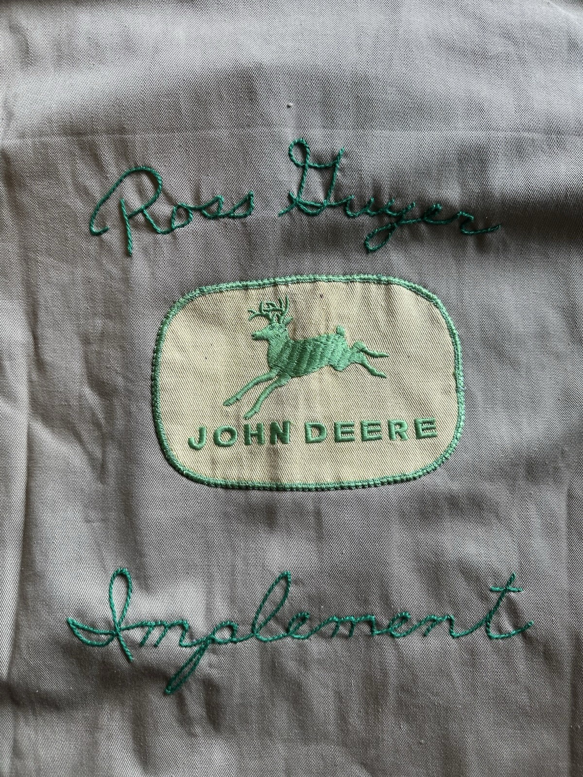 Vintage John Deere Implement Work Jacket Coat 195… - image 6