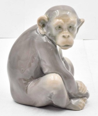 LLADRO ''MINI MONKEY'' Chimpanzee Chimp -  # 5432 - 3'' High PERFECT CONDITION