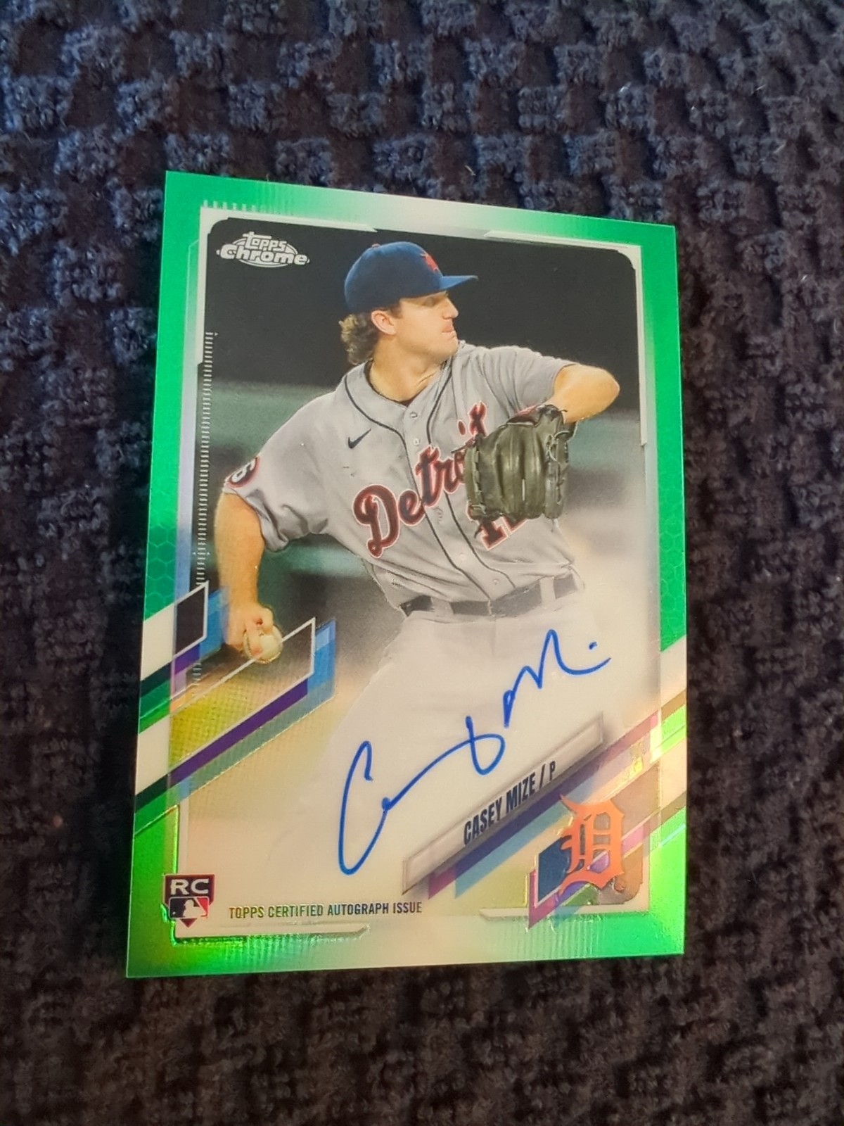 2021 Topps Chrome - Rookie Autographs Casey Mize /99