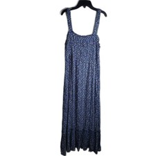  Urban Outfitters Blue Ditsy Floral Maxi Dress Size XS