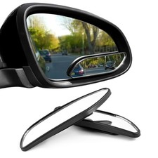 2 PCS Blind Spot Mirror, Adjustable Wide Angle Convex Side Rearview Mirrors,
