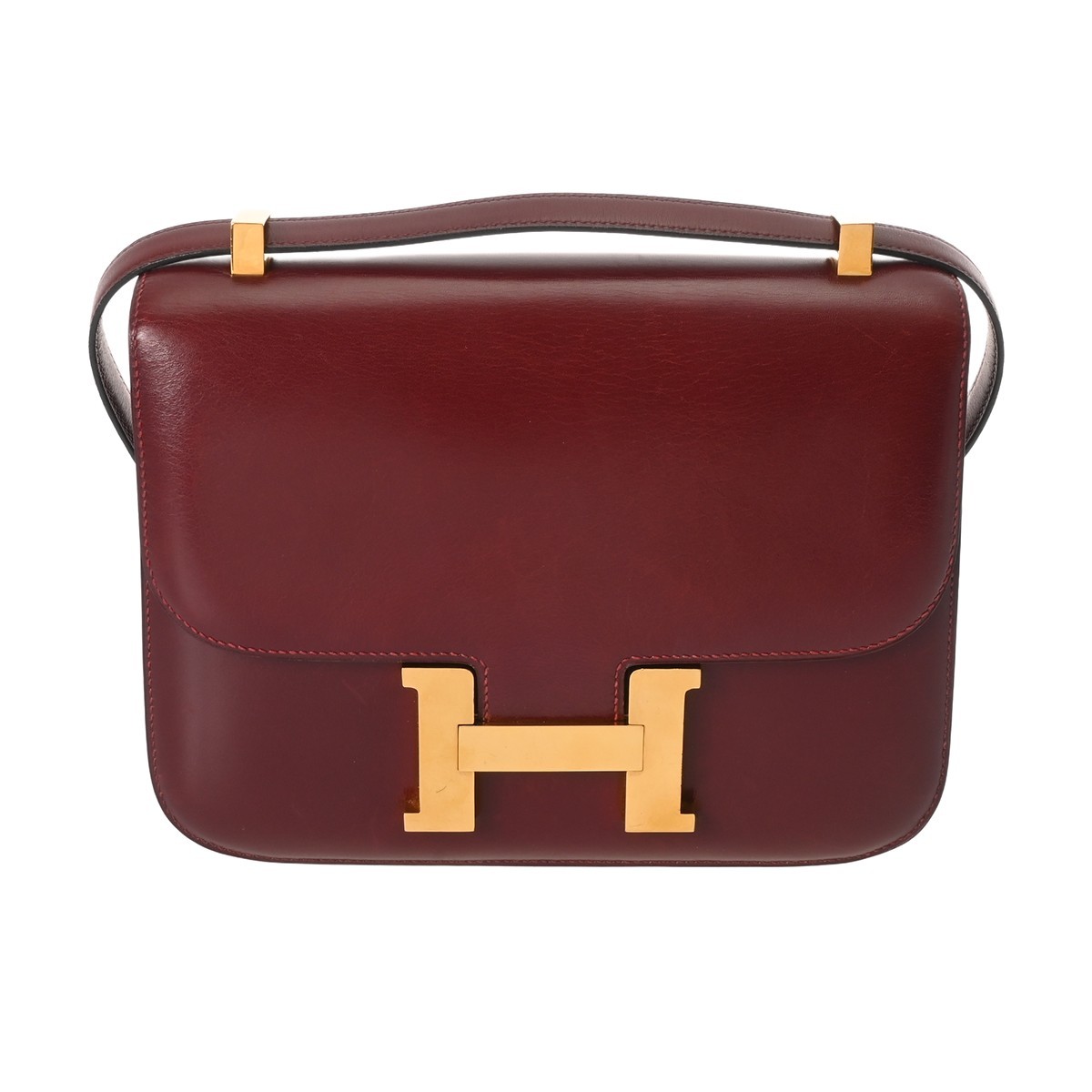 HERMES Constance 23 Rouge ash Women Shoulder Bag
