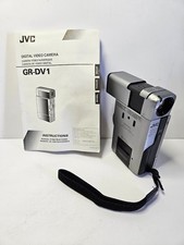 JVC GR DV1U MiniDV Digital Camcorder Bundle Dock, Charger, Remote, Batteries