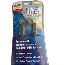 APC Hi-Speed USB 2.0 Certified Device Cable Up To 40x Faster