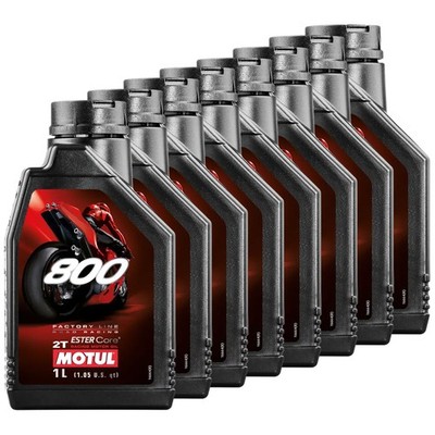 Motoröl Motul 2T synthetisch 800 FL Road Racing 8 X 1 Liter Motoroel Oel API TC
