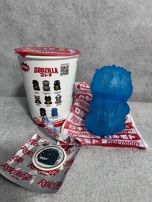 激レア　1/96 ゴジラ ロキモト Wave 5 Cup TOHO Godzilla 1/96 Rokimoto Wave 5 Cup Translucent Blue Collectible