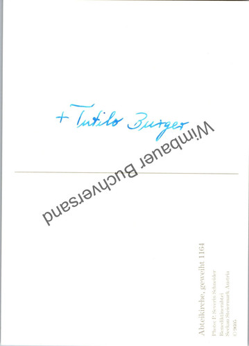 Original Autograph Tutilo Burger /// Erzabt Kloster Beuron /// Autogramm 282369 - Picture 1 of 2