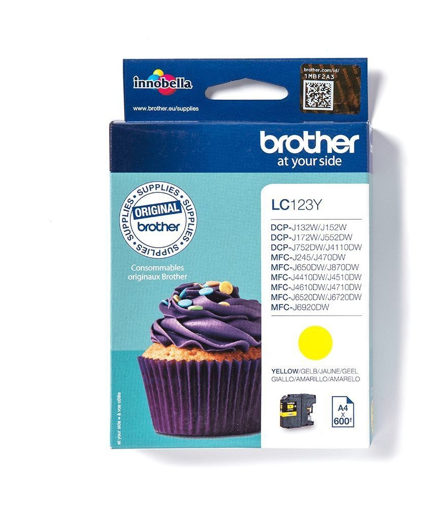 Brother LC-123Y Druckerpatronen Gelb 5590₽