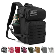 25L Tactical Backpack for Men Molle Daypack Bug Out Bag Hiking Rucksack