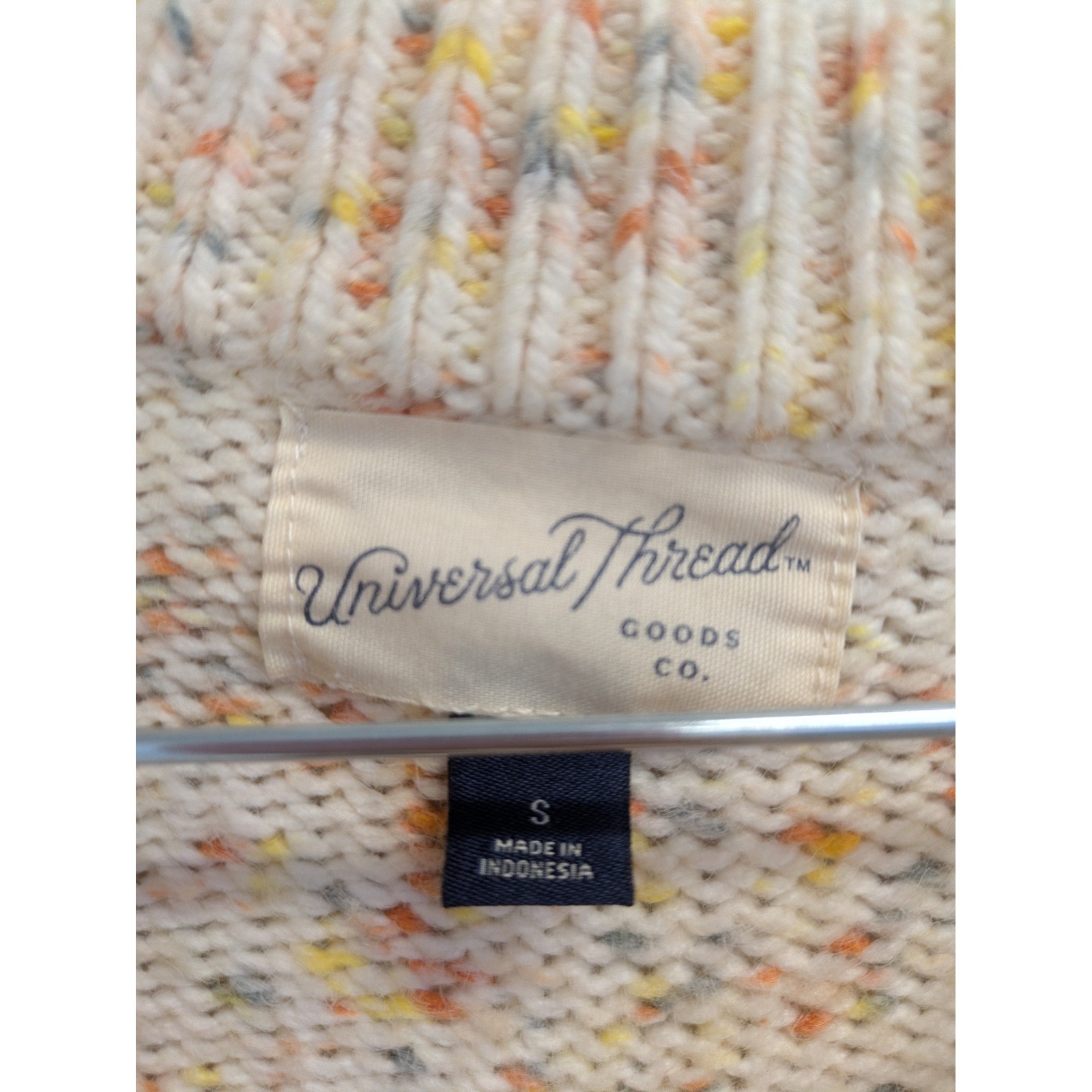 Universal Thread Cream Speckled Ruffle Shoulder S… - image 5