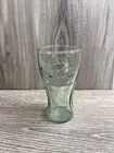 Coca-Cola Coke Clear Green Glass Mini 4.5” Vintage