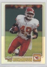 2001 Topps Chrome Refractor 697/999 Tony Richardson #107 0y8x