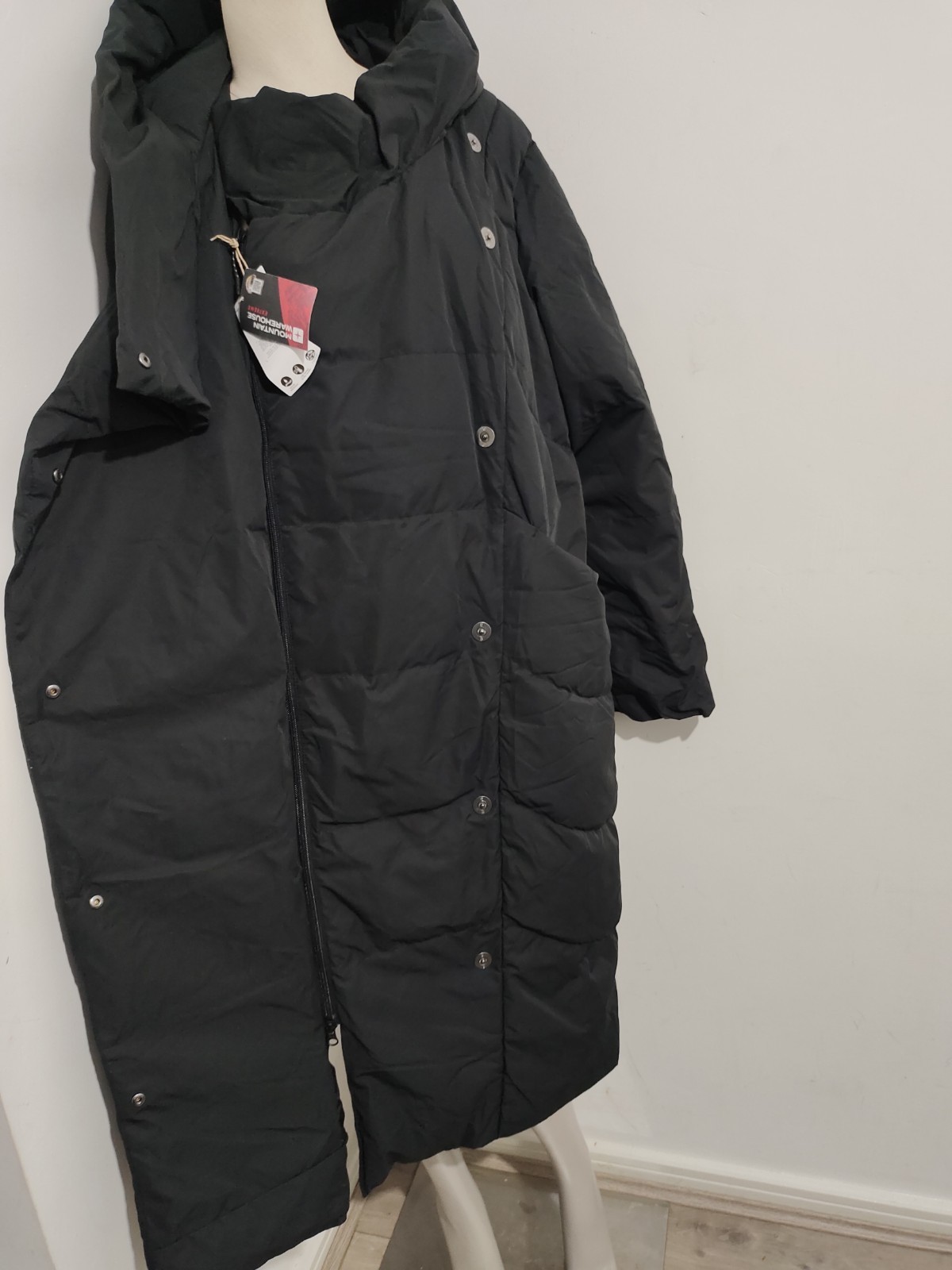 Mountain Warehouse Cozy Wrap Extra Long Women Extreme Down Jacket Black UK 18 image 6