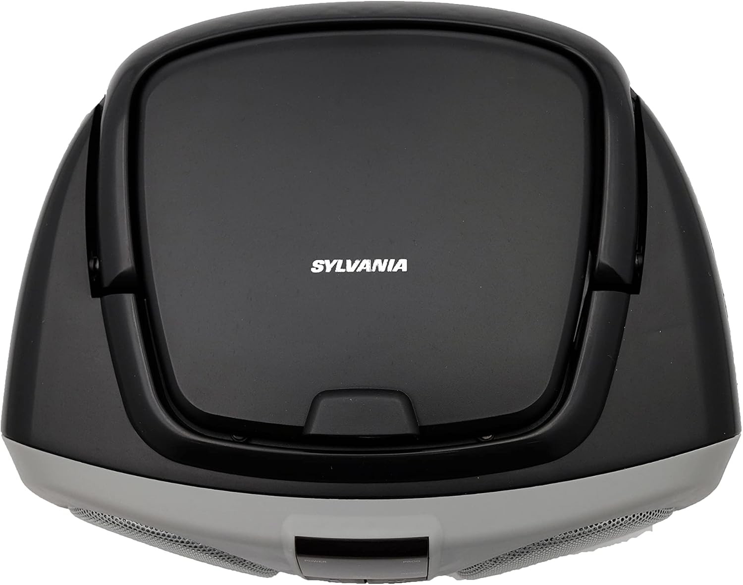 Sylvania SRCD243 Portable CD Player with AM/FM Radio, Boombox (Silver)