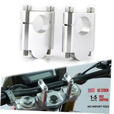 7/8'' 22mm Motorcycle ATV Dirt Bike Handlebar Risers With Clamps, Fit for
