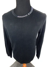 Armani Exchange Men's Small Regular  Fit Logo Long Sleeve Shirt