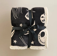 Disney Nightmare Before Christmas Sherpa Thro/ Blanket 120cm x 150cm New