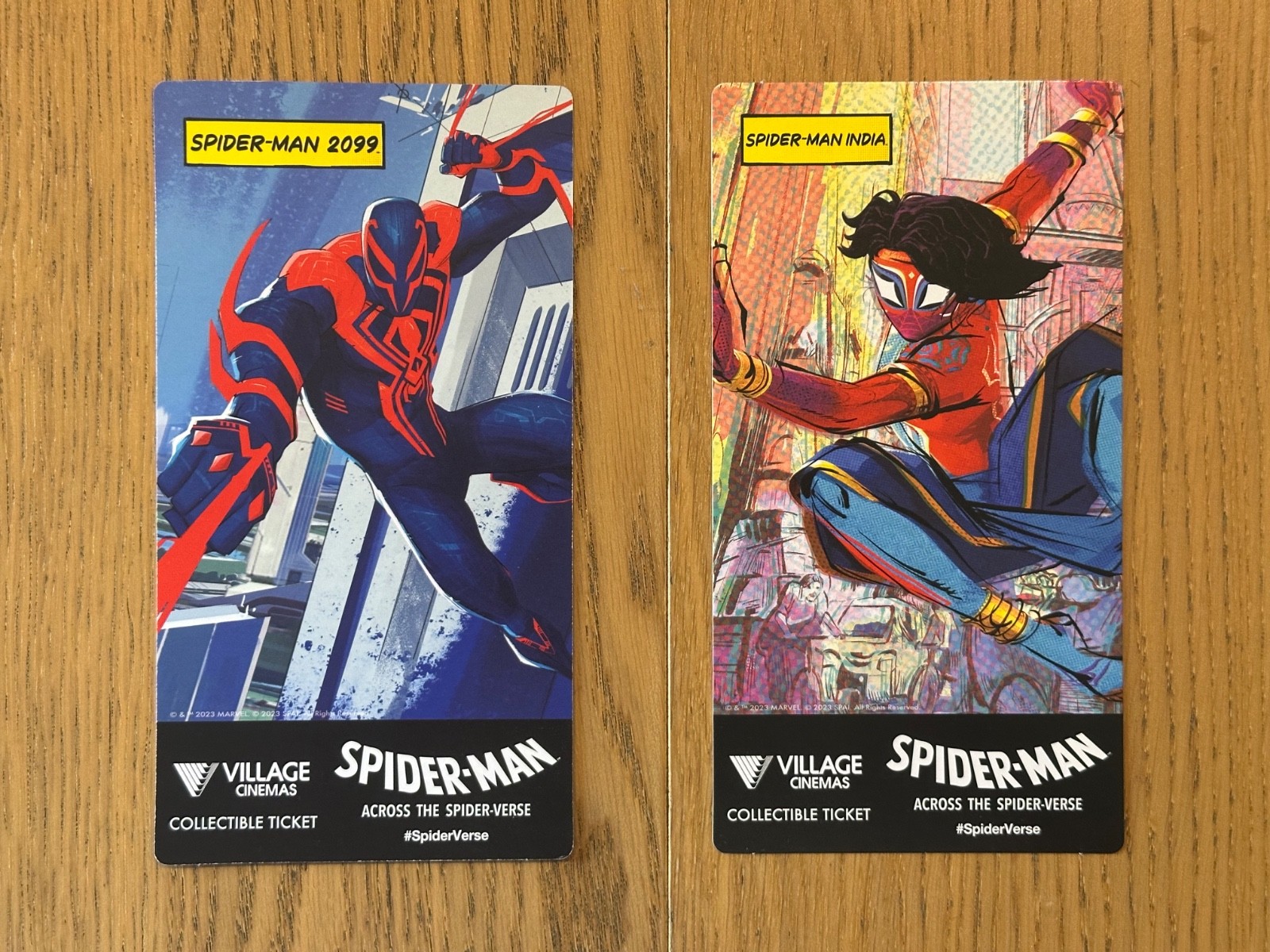2 Spiderman Across The Spider Verse (2023) Village Cinemas Collectable Ticket