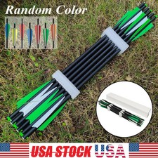 12PCS 20 Inch Hunting Crossbow Bolts Mix Carbon Arrows Archery Crossbow Shooting