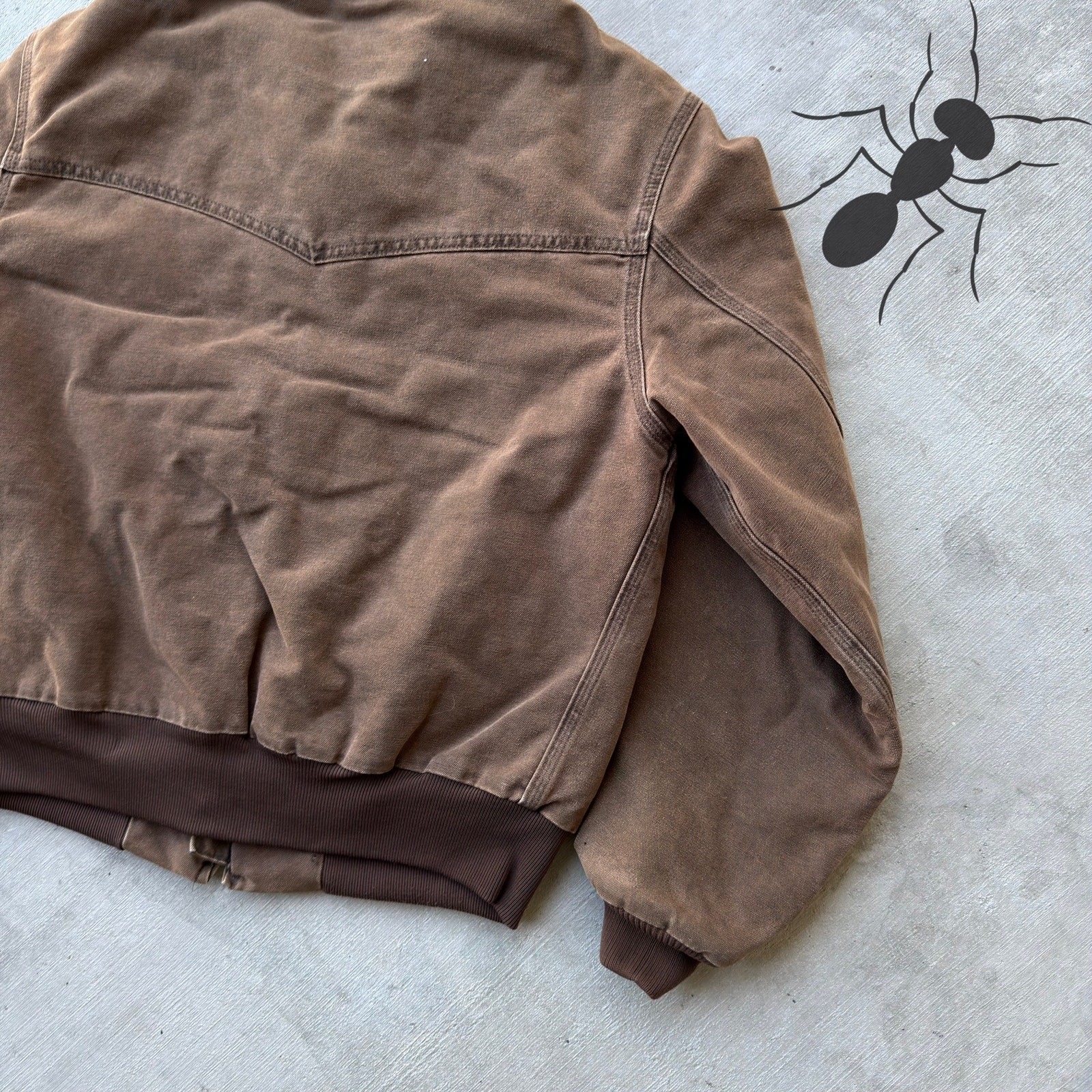 Carhartt brown Santa Fe work wear jacket thumbnail 8