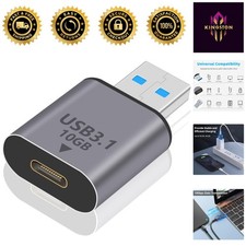 10Gbps USB C to USB Adapter, Lightweight  Portable for Fast Data Transfer