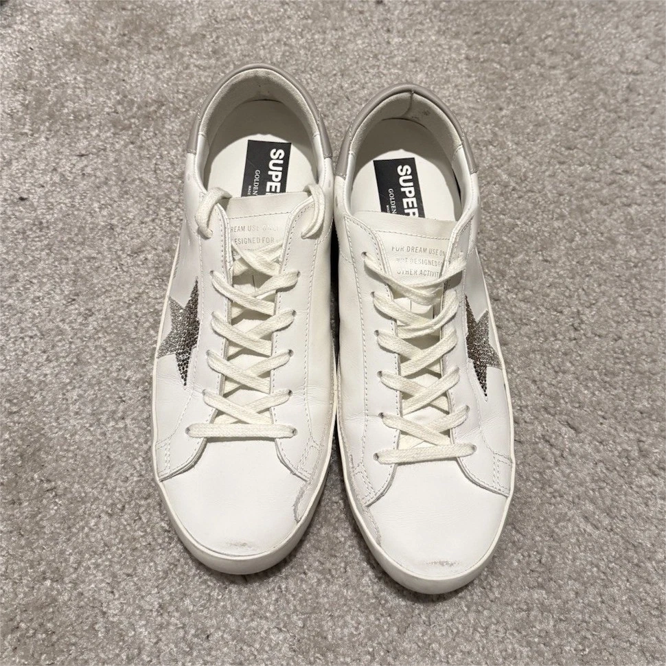 Golden Goose Superstar White Gold for sale | eBay