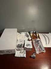 Kohler K-23484-4-CP Parallel 1.2 GPM Widespread Bathroom Faucet Drain READ
