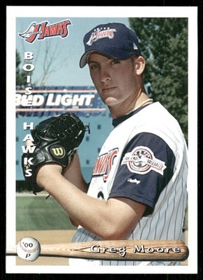 2000 Grandstand Boise Hawks GREG MOORE RC ANGELS DERRY NH