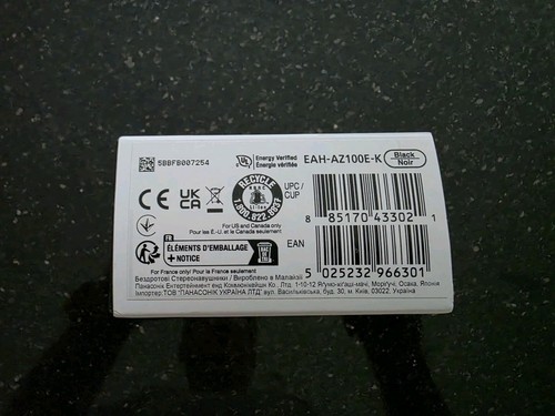 EMPTY BOX FOR TECHNICS AZ100 WIRELESS EARBUDS HEADPHONES - Picture 3 of 6