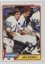 1981 Topps Jim Zorn #125 k0y