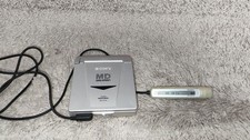 SONY MZ-E33 MD player Walkman Digital MEGA BASS Silver Tested, Minidisc