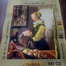 Needlepoint Canvas - Royal Paris - 141 02 -Steiner Freres - Cotton- 11.5" x 16"