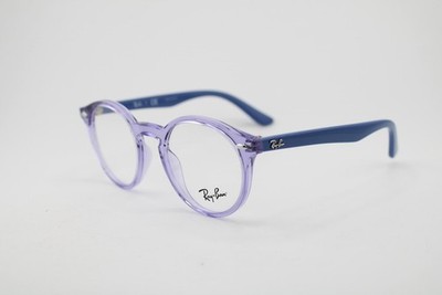 NEW RAY-BAN JUNIOR RB 1594 3885 CLEAR VIOLET BLUE AUTHENTIC EYEGLASSES 42-19