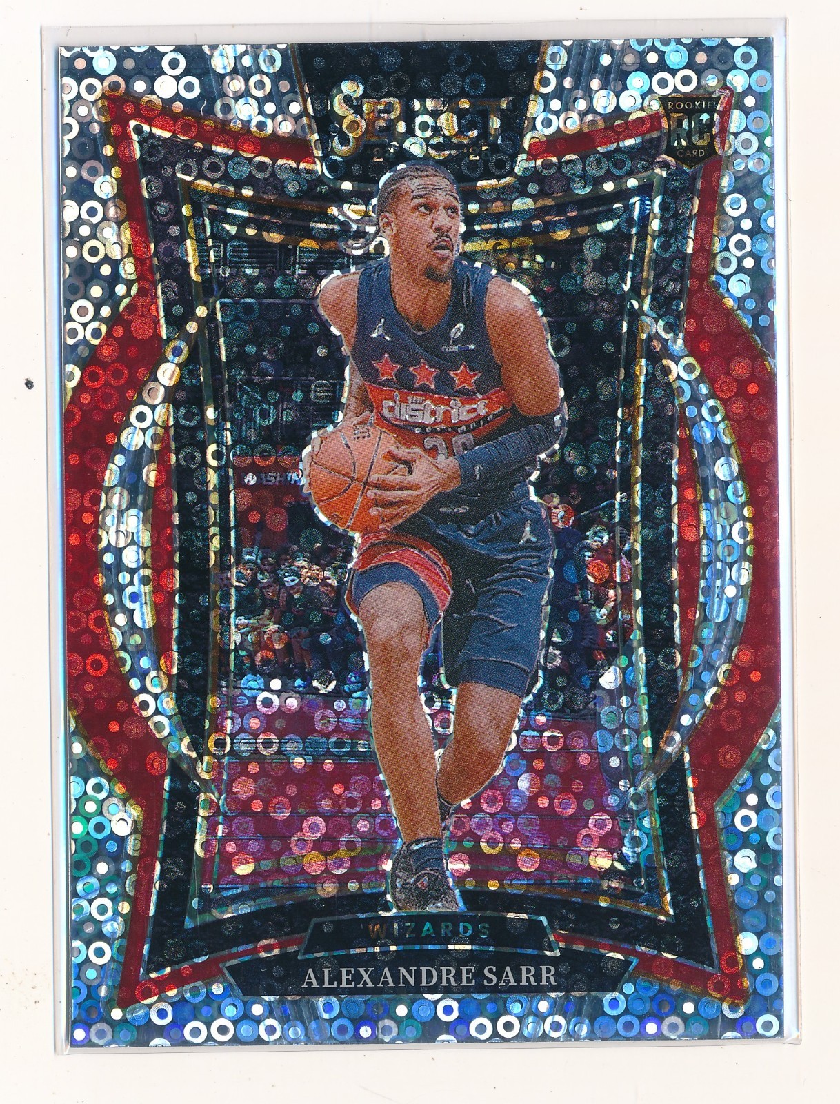 ALEXANDRE SARR 2024-25 PANINI SELECT DISCO PRIZMS #73 RC *WASHINGTON WIZARDS*