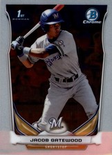2014 Bowman Chrome Draft Baseball Card #CDP39 Jacob Gatewood