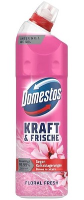 5,11 /L - 12er Pack Domestos WC-Gel Kraft & Frische - Floral Fresh - 750ml