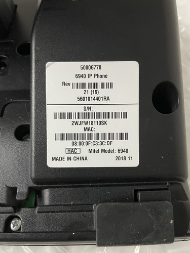 6940 IP Mitel Phone Works Tested - Zdjęcie 19 z 22