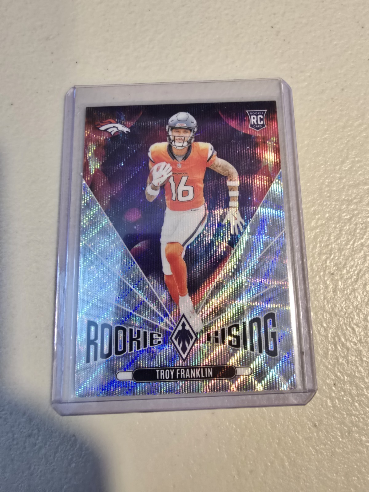 2024 Panini Phoenix - Rookie Rising Troy Franklin #RR-TFN Wave (RC)