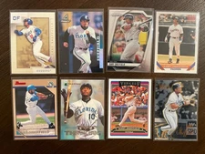 Gary Sheffield Baseball Card Lot - 8 Cards