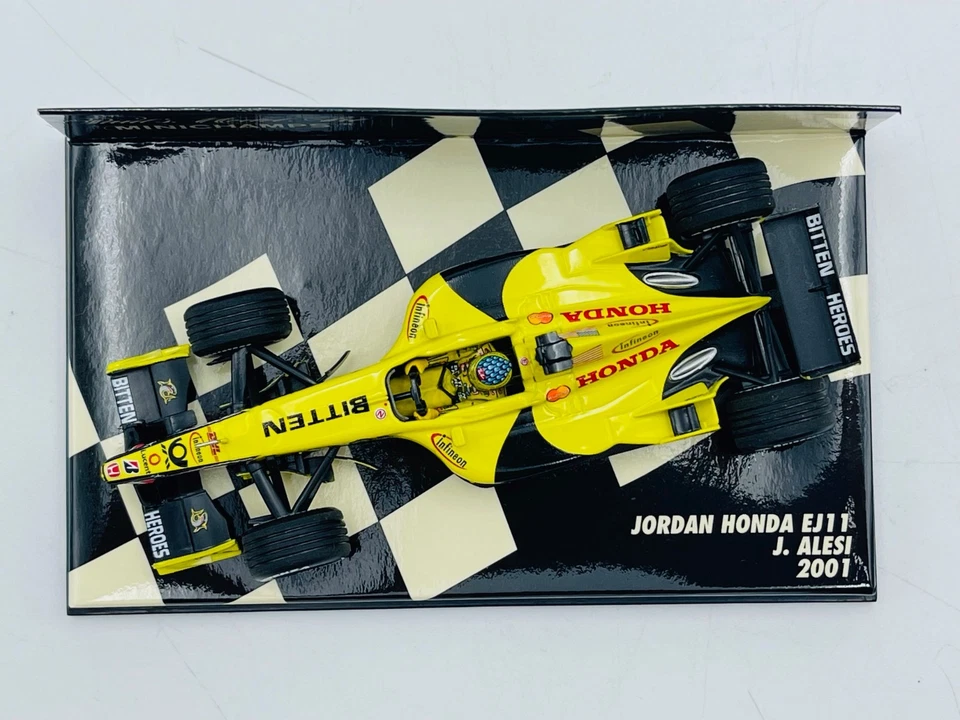 MINICHAMPS 400010112 JORDAN HONDA EJ11 J. Alesi 2001 1.43 - Photo 4/4