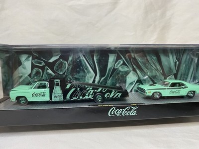 M2 Machine Coke 74 Dodge Truck & 70 Dodge Challenger R/T Hauler Chase 1/750 TW48