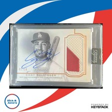 2020 Topps Dynasty Cody Bellinger Auto Patch 2/10 #DAP-CB3 Los Angeles Dodgers