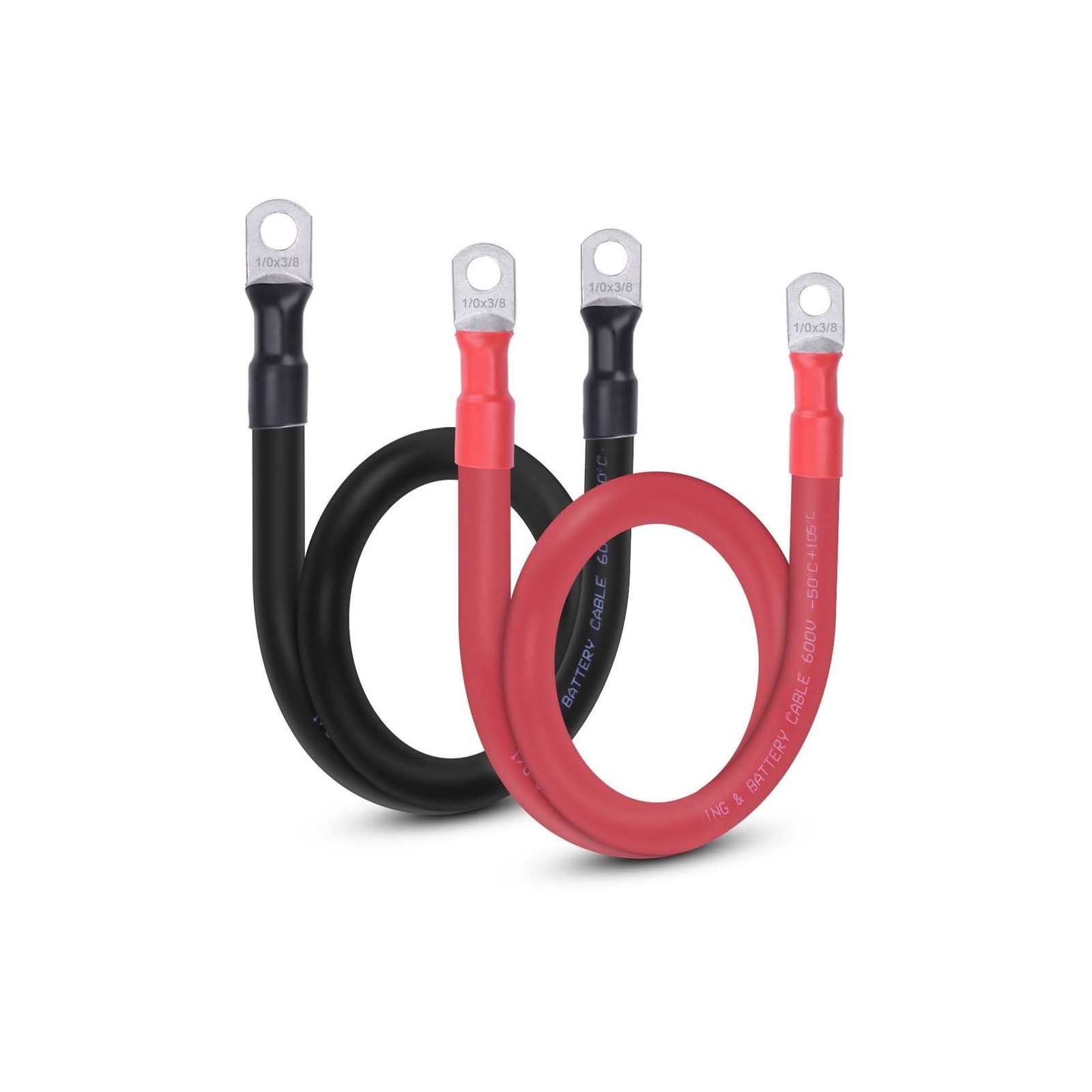 1/0 AWG Flexible Battery Cable with 3/8